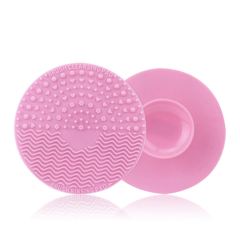 Tapis de nettoyage de brosse de maquillage en silicone avec ventouse view 3