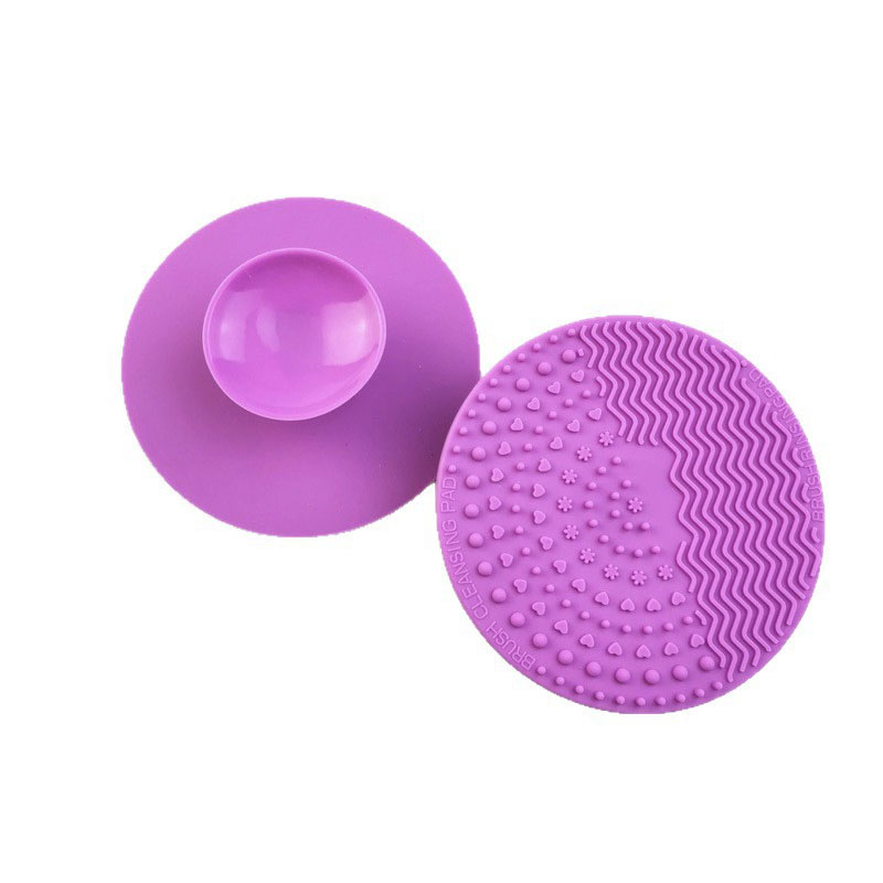 Tapis de nettoyage de brosse de maquillage en silicone avec ventouse view 5