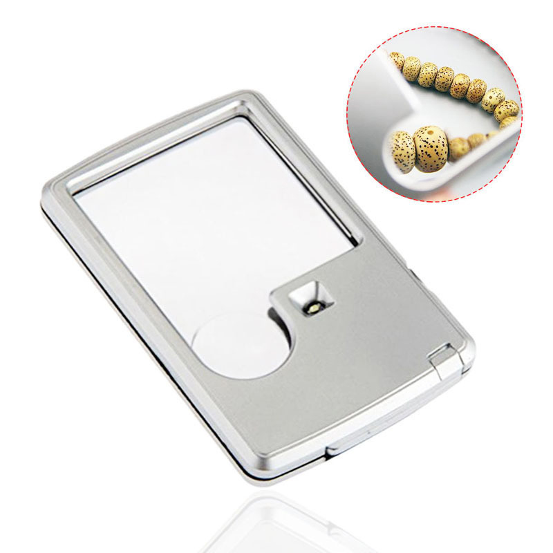 6x 3x Led Magnifying Glass With Light