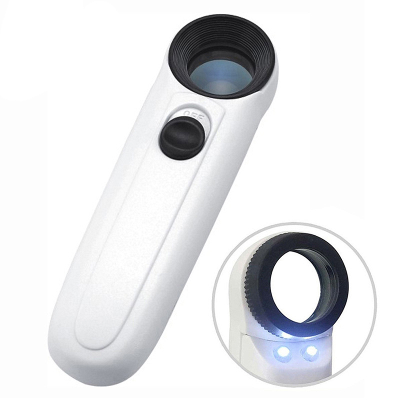 40x High Power Handheld Magnifier