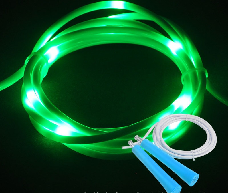 Led lumière haut corde de saut