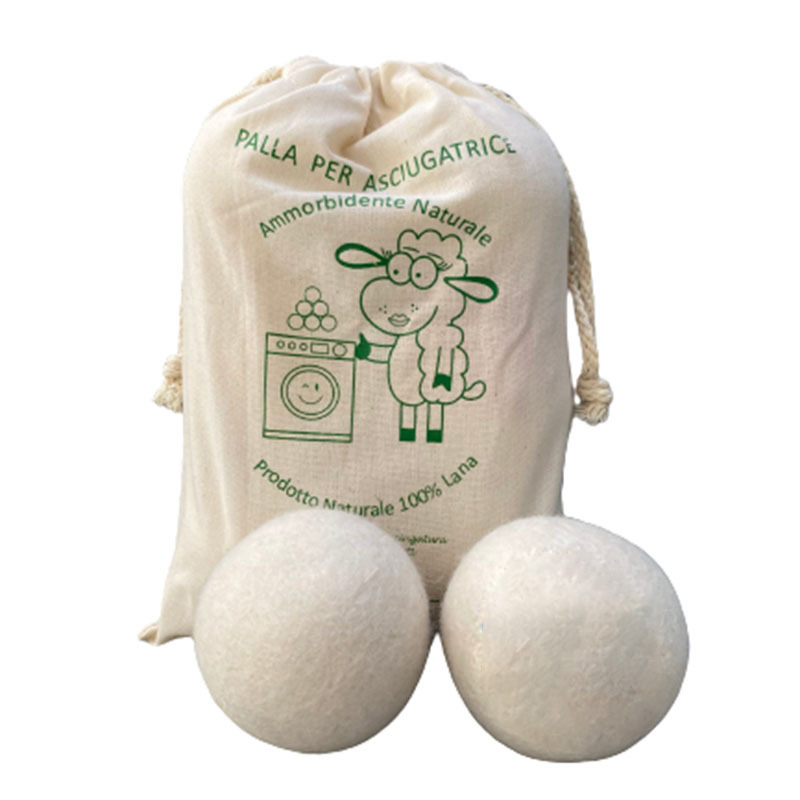 2pcs boules de sèche-linge avec sac