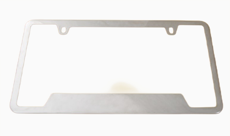 Cadre de licence en inox personnalisé
