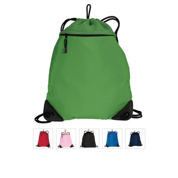 Cinch Pack With Mesh Trim