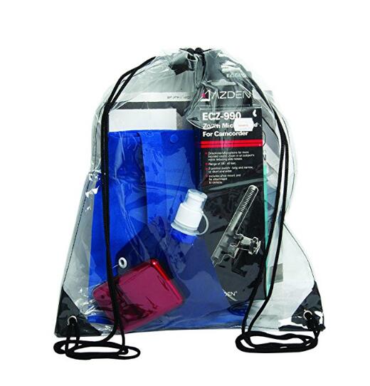 Sac à dos pvc clair cordon