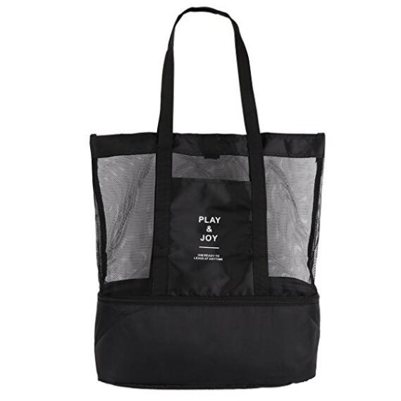 Sac de plage en maille avec glacière