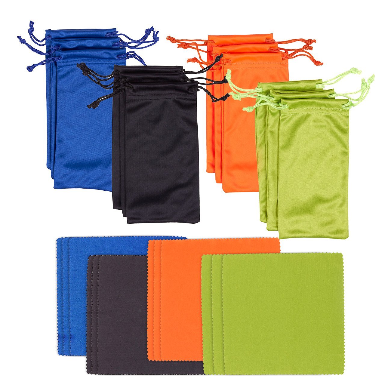 Pochette en verre et tissu de verre
