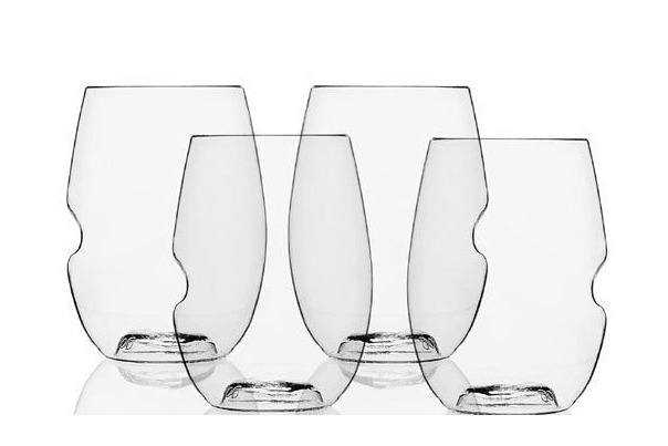 Acrylic Stemless Wine Glass