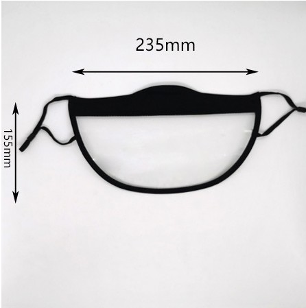 Anti-fog Clear Window Face Mask