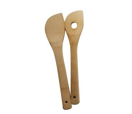 Ensemble de spatules de bambou