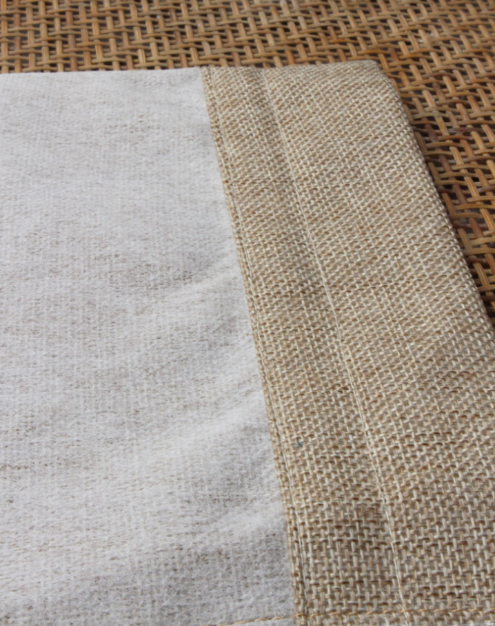 Jute - sac à jarrets de base non lamellé avec fermeture du cordon de serrage supérieur view 3