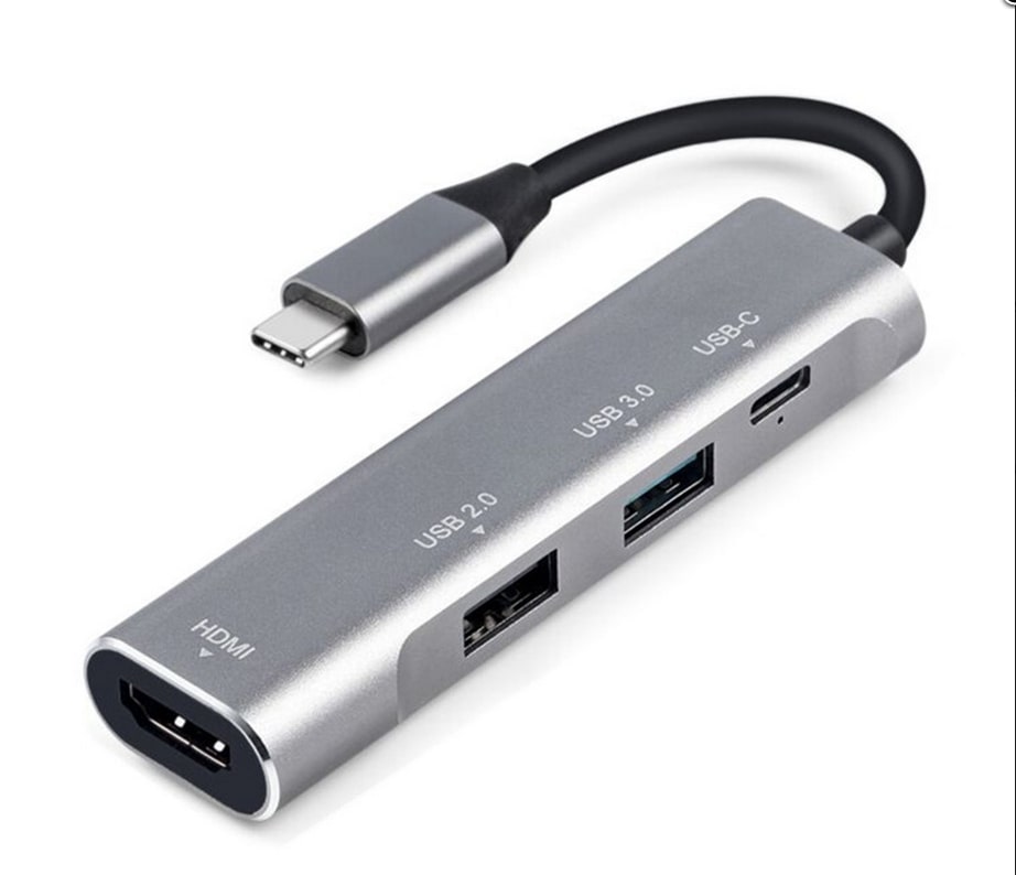 Usb portable type c hub usb-c hub pour usb 3.0 conve