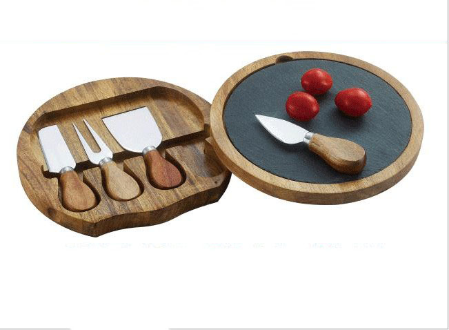 Plateau de service du fromage ardoise