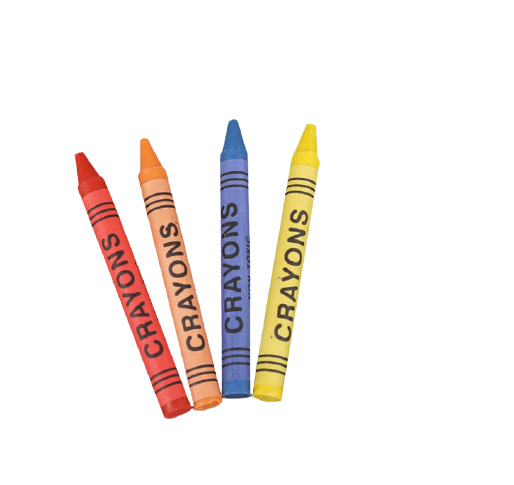 4 pcs por pack cello crayons