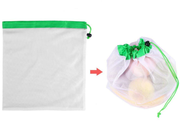 Sac à mailles pour légumes et fruits view 4