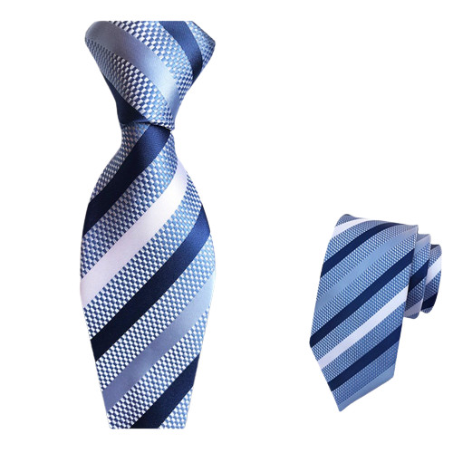 Corbata rayada de hombres