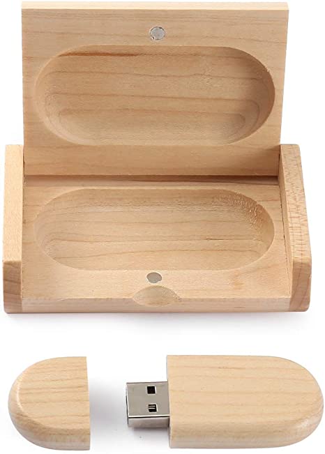 Unidad flash usb de madera 16gb