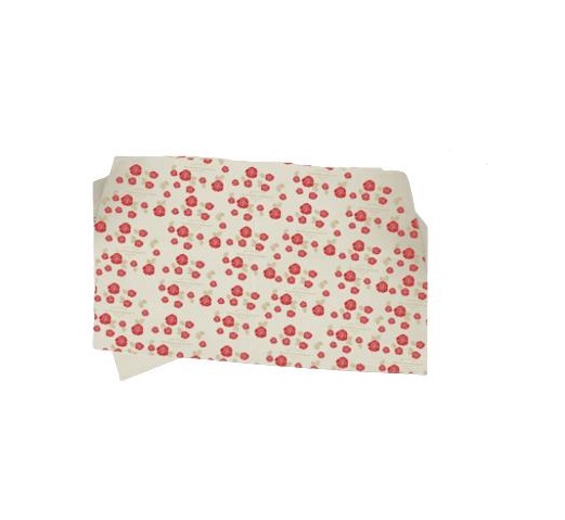 10 piezas en un papel de tejido de paquete