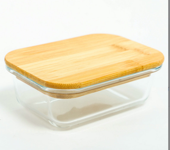 Food Storage Container With Bamboo Lid