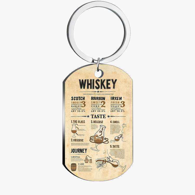 Whiskey Keychain