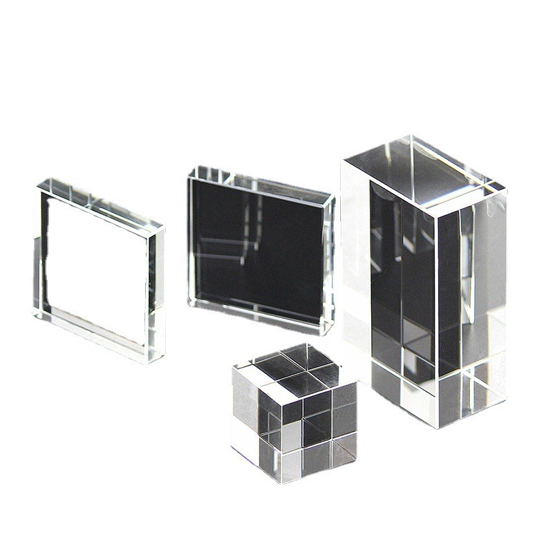 Columna de vidrio rectangular