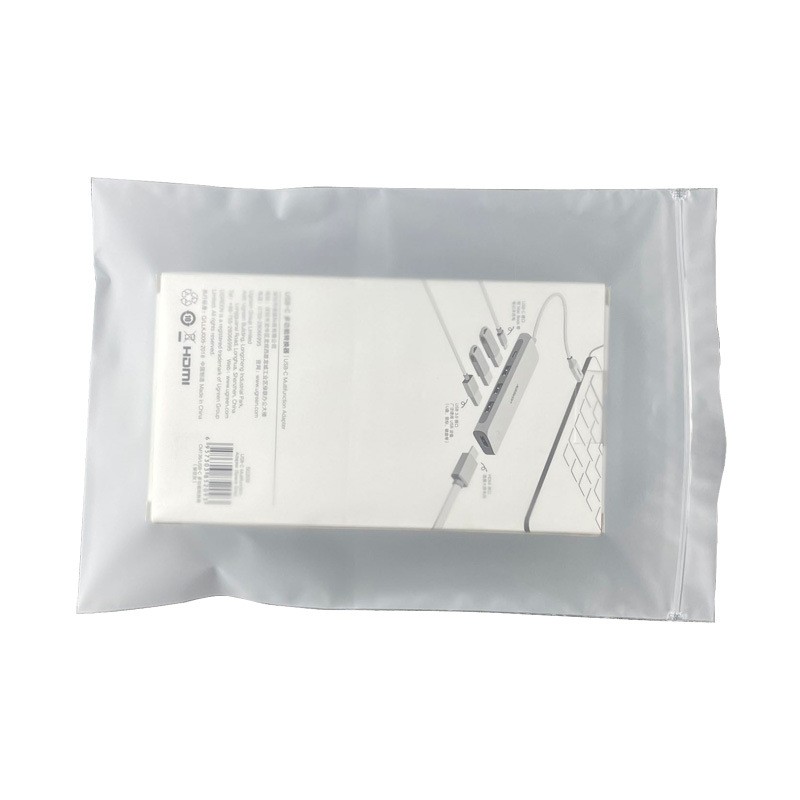 12'frosted Zip-lock Bag