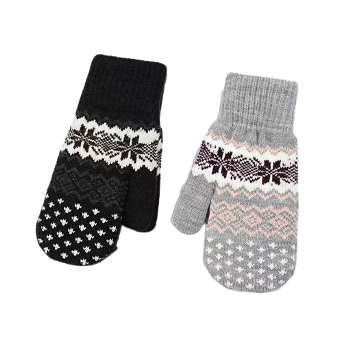 Extra Thick Jacquard Gloves