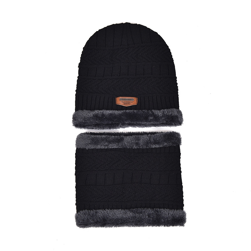 Beanie hat scarf set
