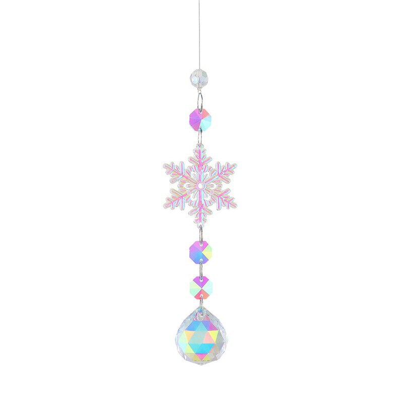 Colgante de cristal de bola de nieve