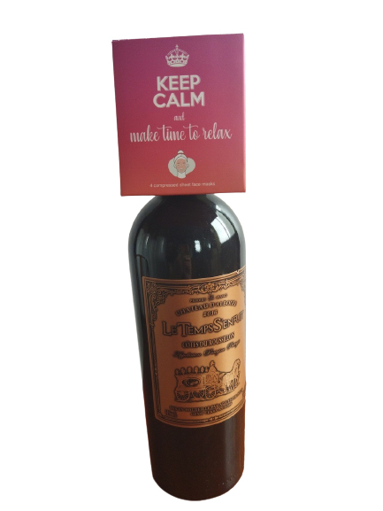 Box On The Neck Of Red Wine