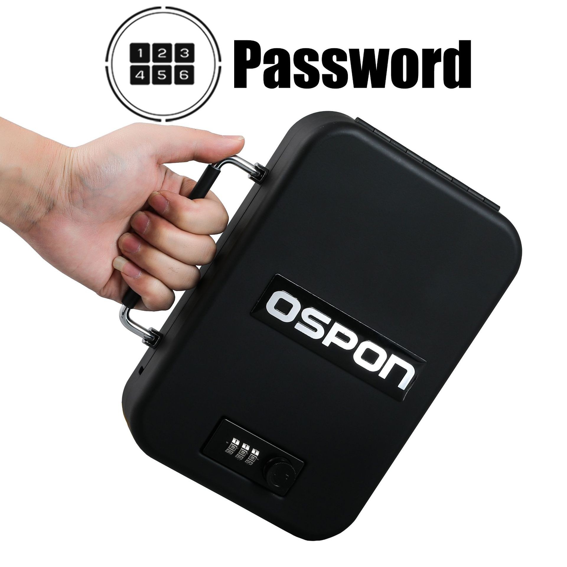 Una caja de seguridad de mini-combinación
