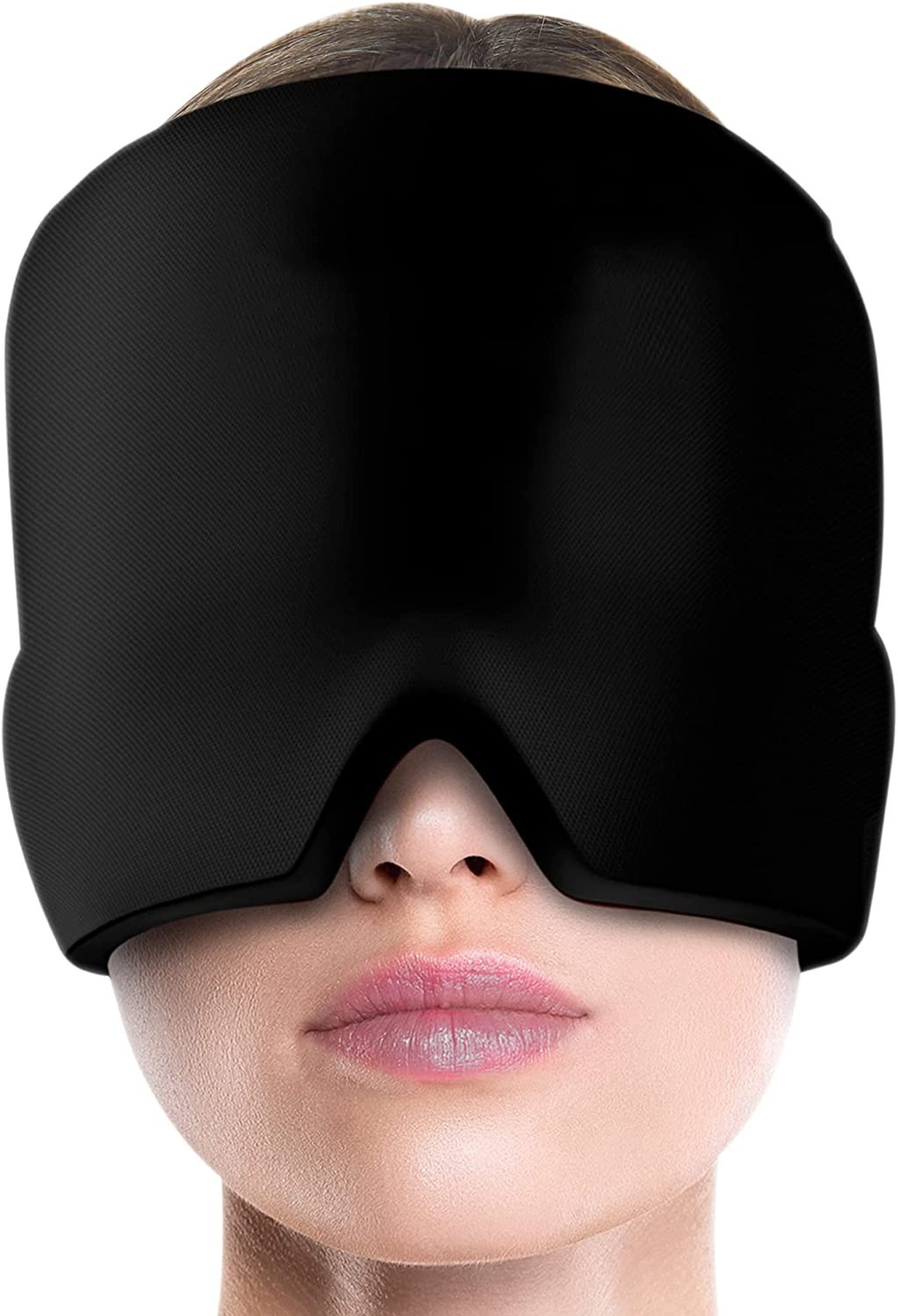 Glace le masque avec gel