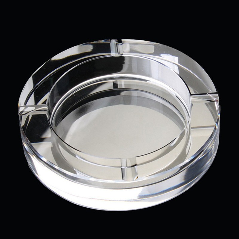 Cendrier rond en verre