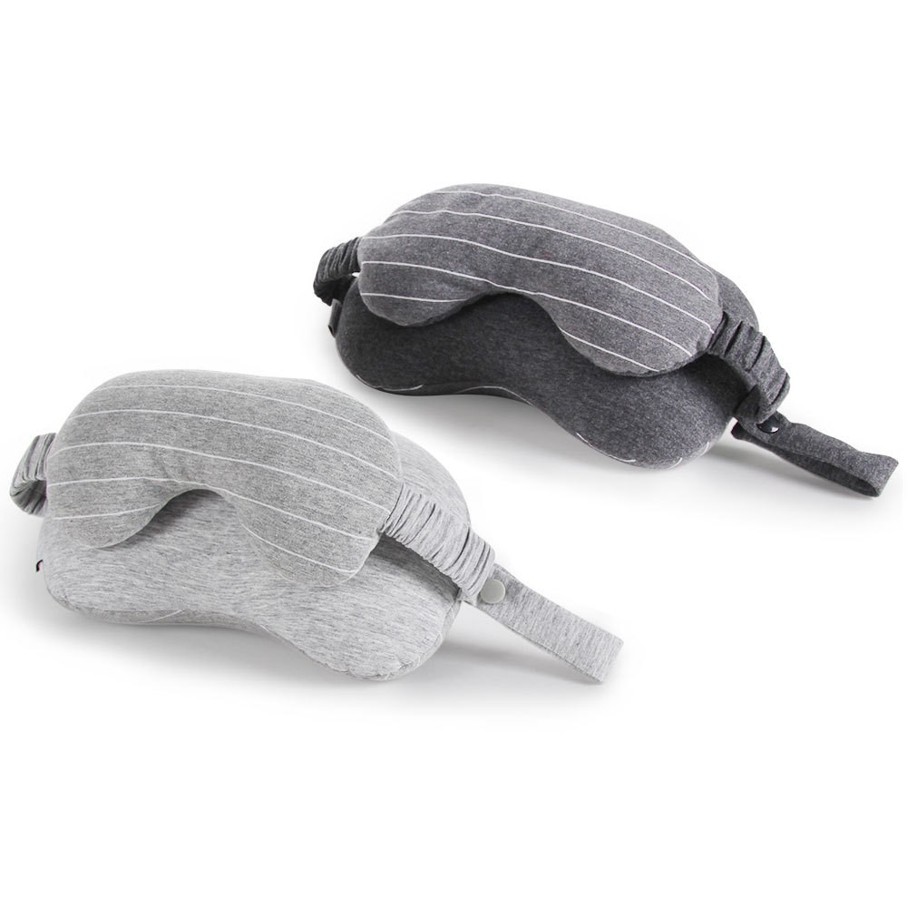 2 en 1 oreiller de voyage cou & masque oculaire