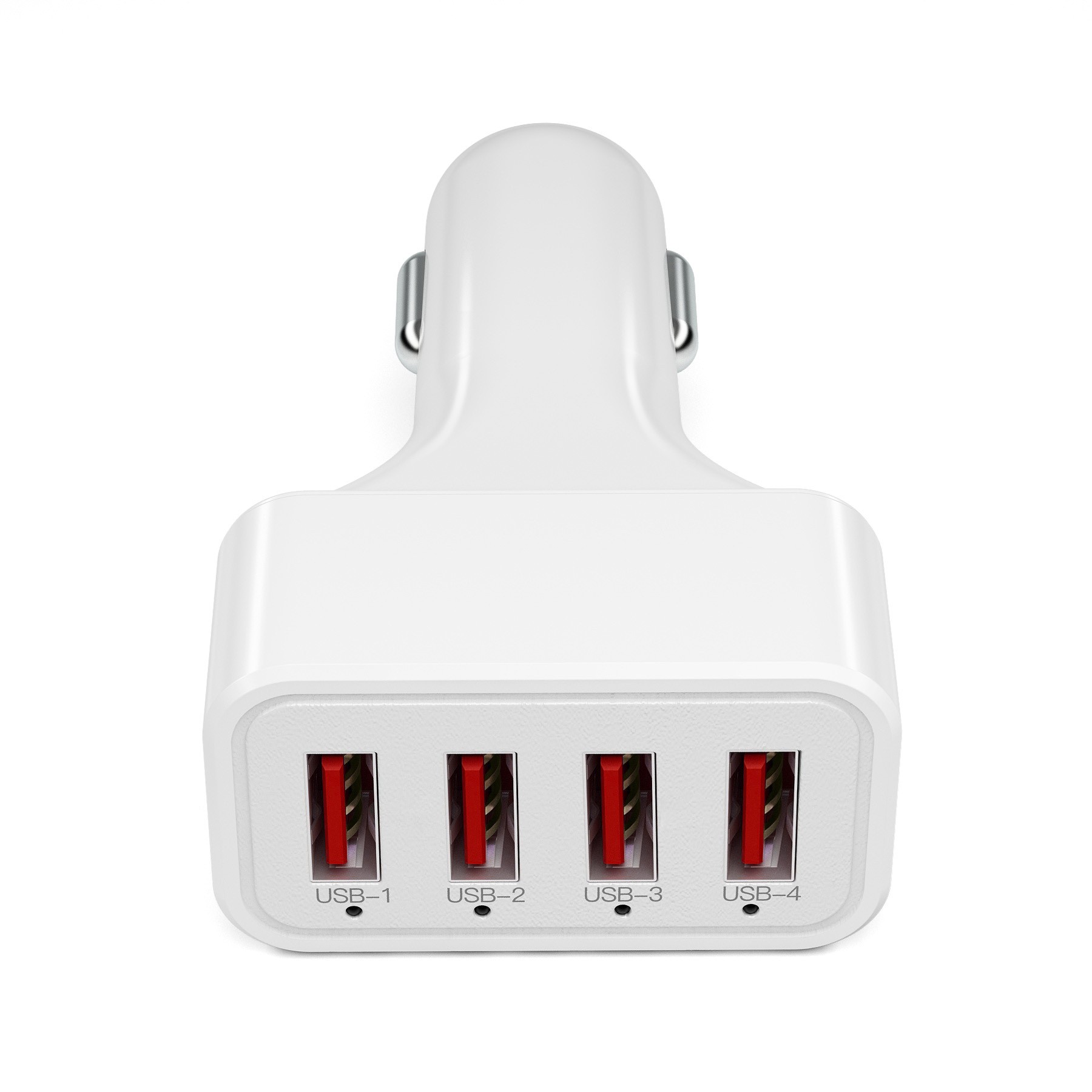 Adaptador de cargador de coche de 4 puertos usb