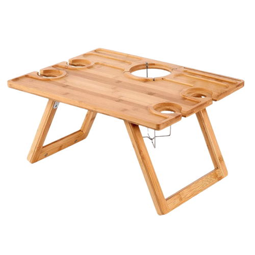 Table d'accoudoir canapé en bambou