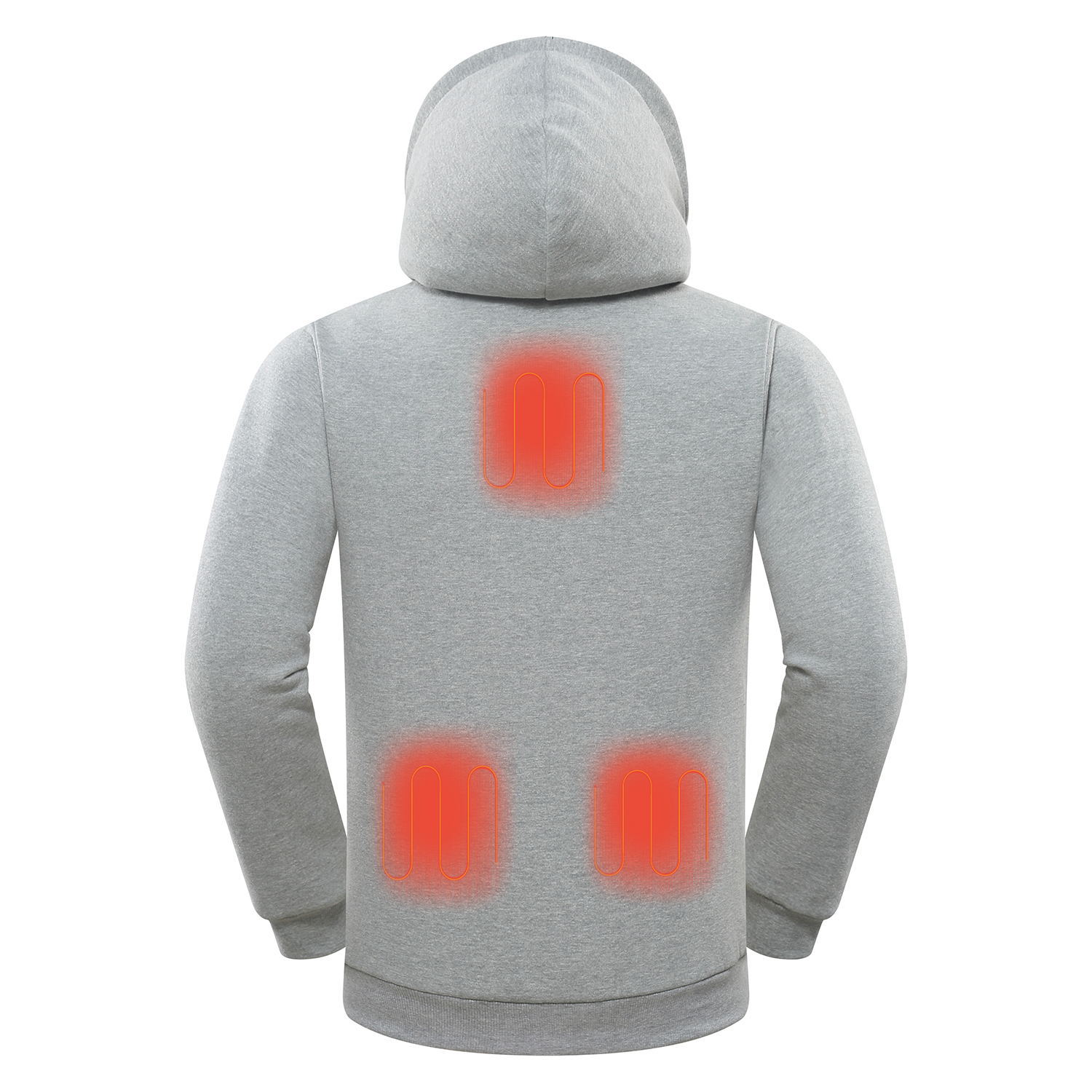 Blouson électrique avec 10 000mah banque d'alimentation