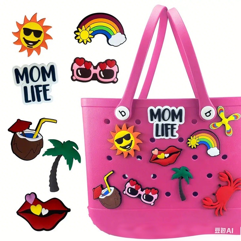 Colgante bolsa redonda de 3 pulgadas