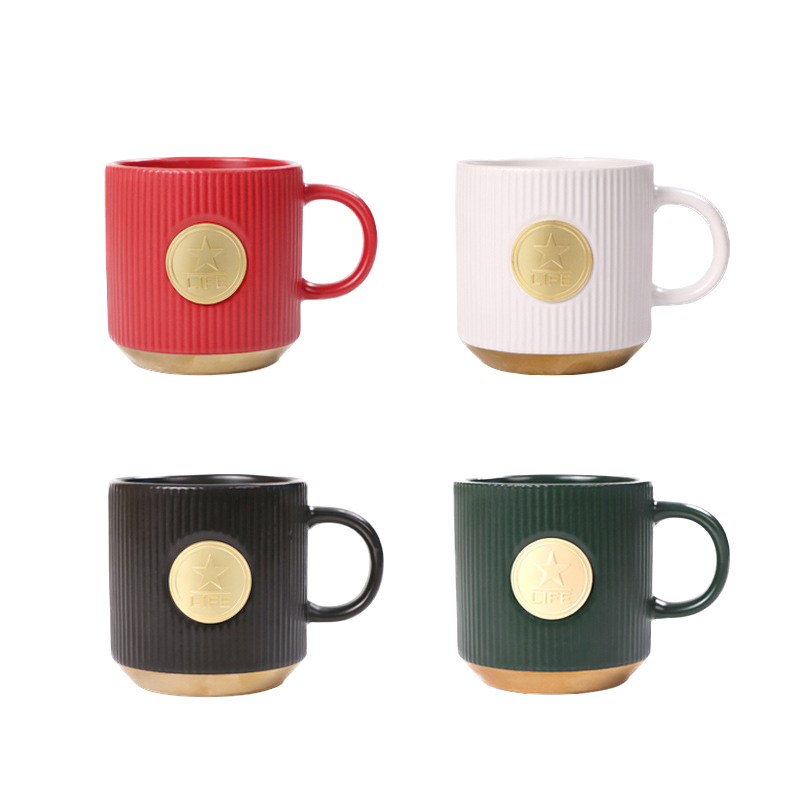 Mug With A Metal Plate