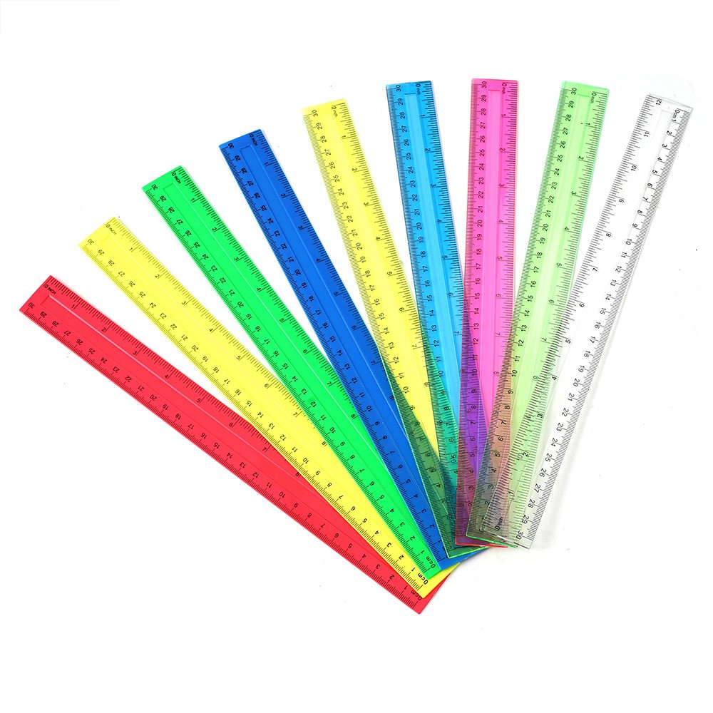 30cm règle en plastique transparent