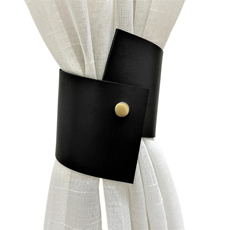 Leather Curtain Strap