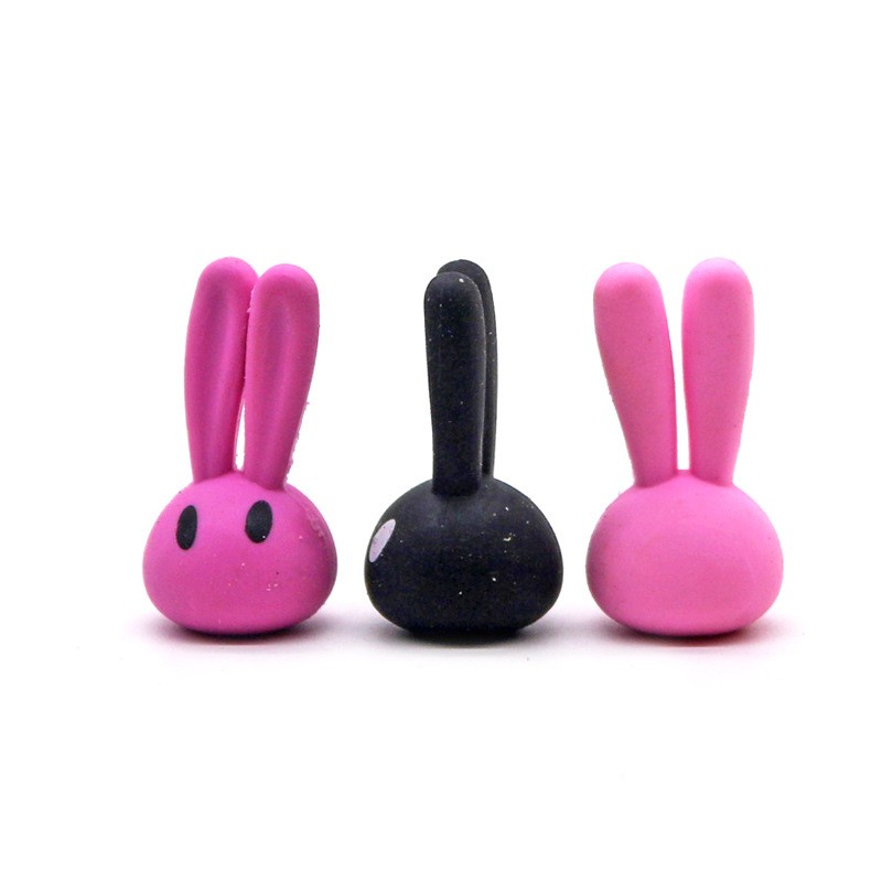 En forme de lapin capuchons crayon stylo toppers époques