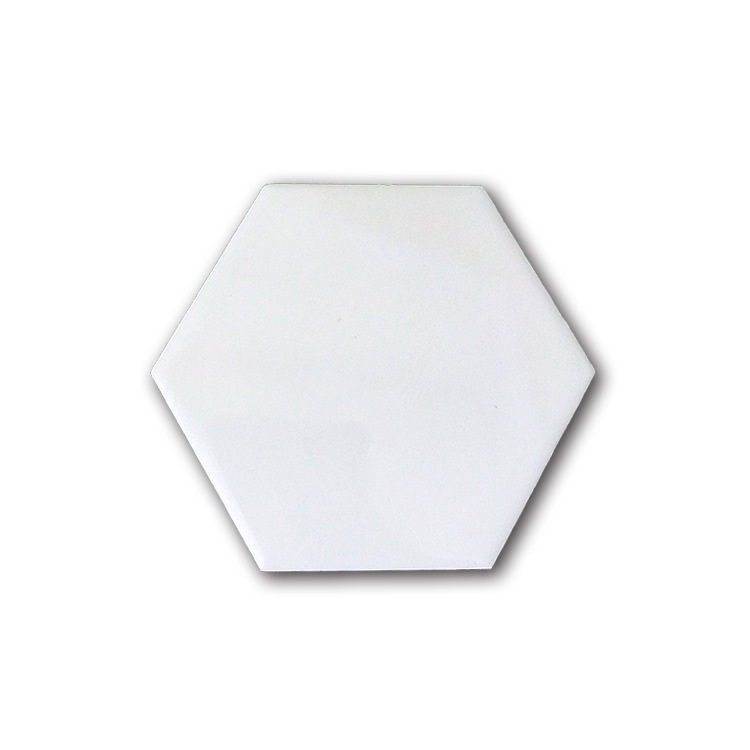 Costa cerámica hexagonal