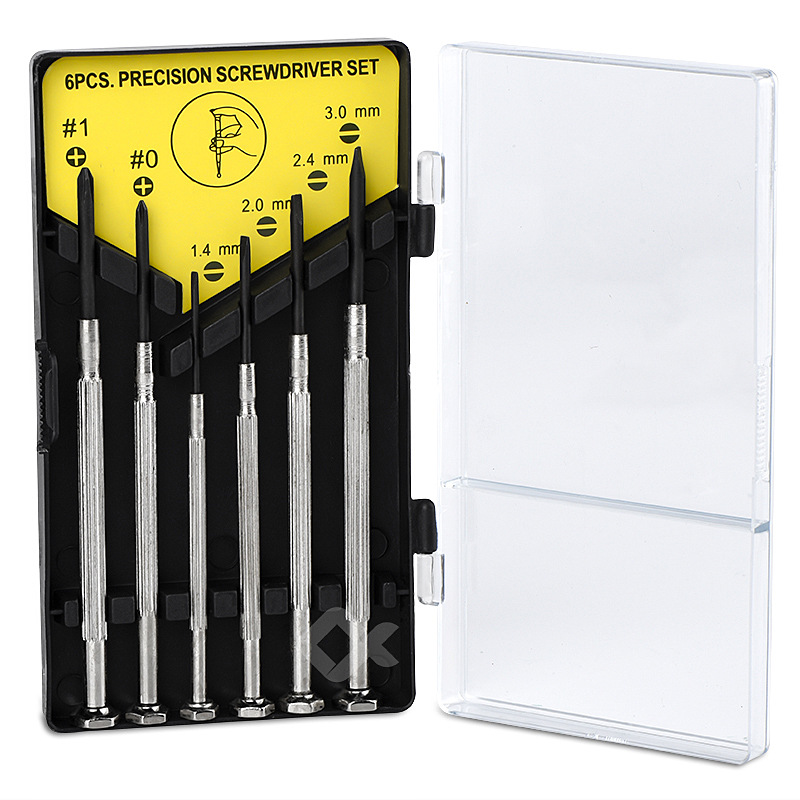 Set de tournevis de précision 6 pièces