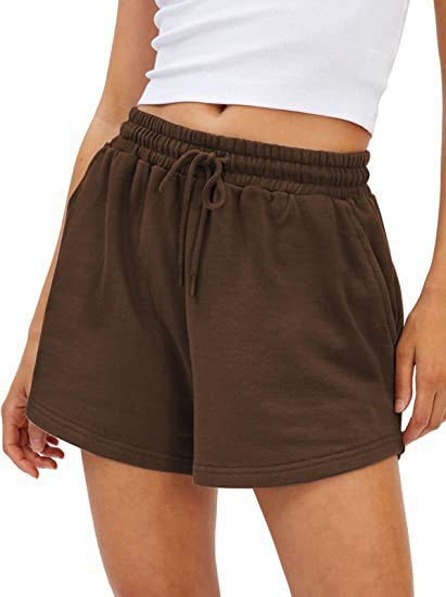 Femmes taille haute sueur courte