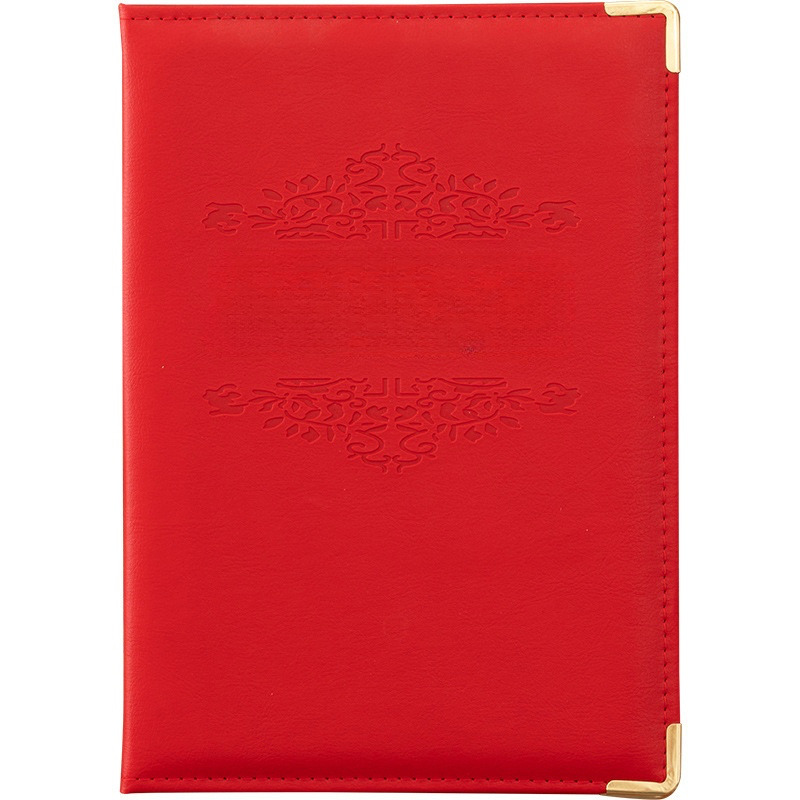 Certificat d'honneur en cuir