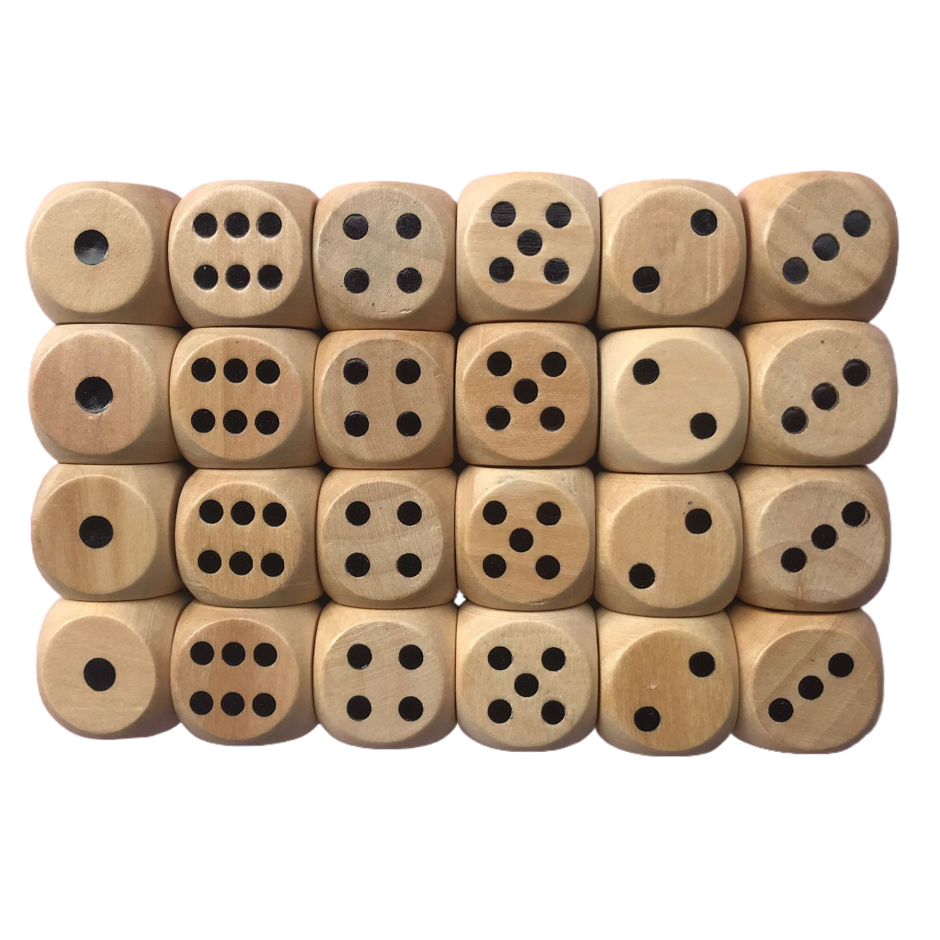 16mm dados de madera