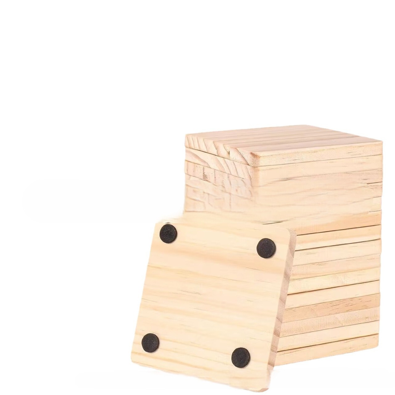 Litoral de madera cuadrada
