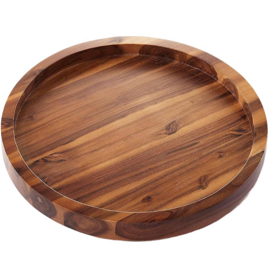 Bandeja giratoria de madera
