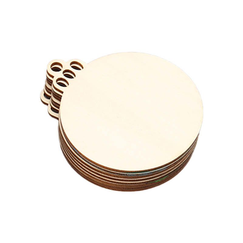 Disco de madera redonda de 1,5"